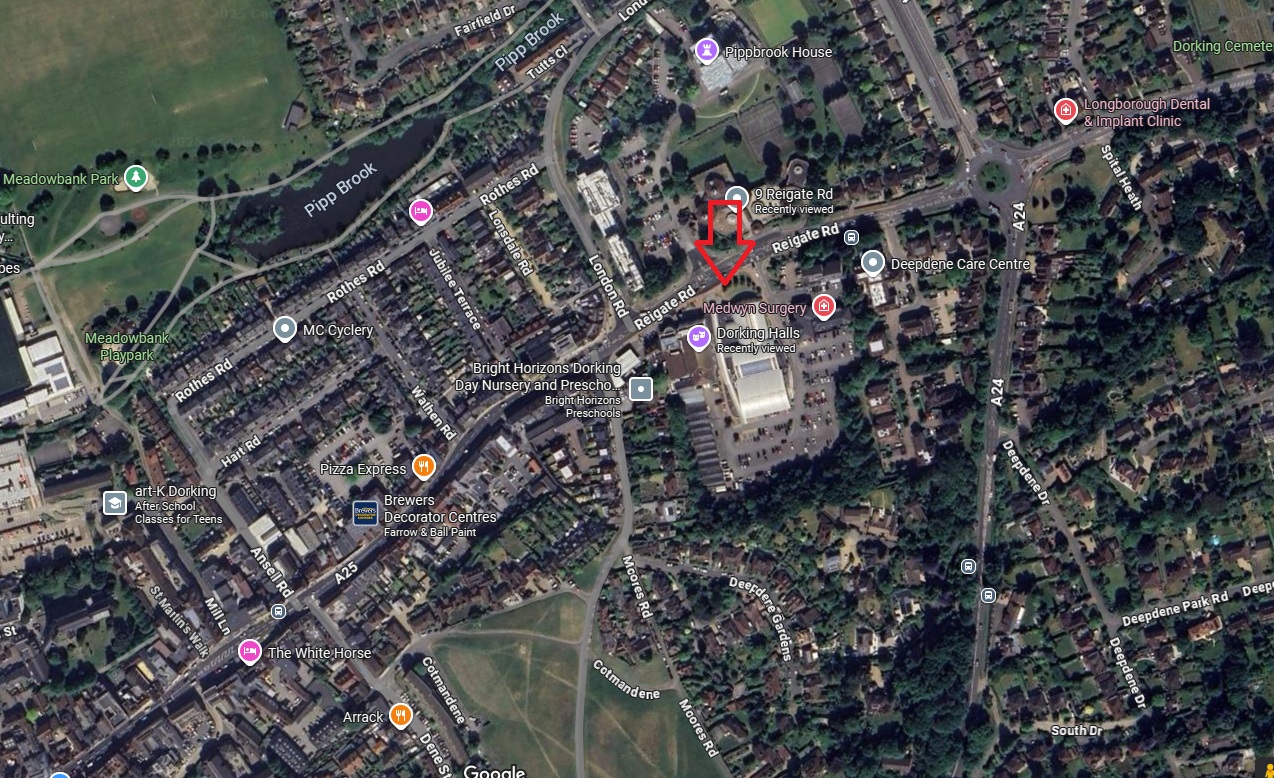 Dorking Halls Location